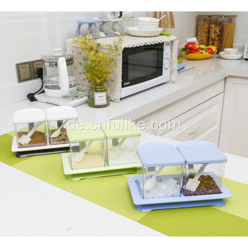 Küchengewürzbox-Set mit 2 separaten